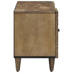 vidaXL Meuble TV Marron 105 x 33 5 x 46 cm Bois de mangue massif