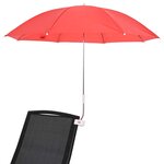 vidaXL Parapluie avec pince Ø 105 x 86 cm polyester 170T 2 pièces