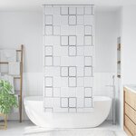 vidaXL Store roulant de douche 100x240 cm Carré