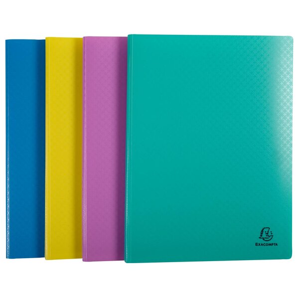 Protège-documents En Polypropylène Rigide Forever Young 80 Vues - A4 - Couleurs Assorties - X 12 - Exacompta