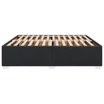vidaXL Cadre de lit Noir 180x200 cm Similicuir