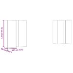 vidaXL Set de Meubles TV 4 Pièces chêne artisanal 30 5 x 30 x 90 cm