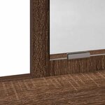 vidaXL Coiffeuse Chêne brun 79 x 41 x 140 cm Bois d'ingénierie