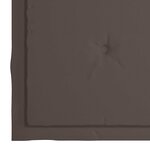 vidaXL Chaises pliables de jardin avec coussins lot de 8 Teck solide