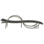 vidaXL Chaises longues lot de 2 et coussins gris clair résine tressée