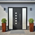 vidaXL Jardinières 2 Pièces 35x35x75 cm acier résistant aux intempéries