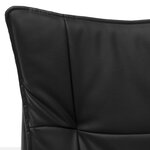 Chaise fauteuil siège de bureau informatique étude de massage similicuir noir 02_0024019