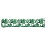 vidaXL Coussin de palette pour banc Motif feuille 200x40x8 cm Tissu Oxford