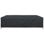 vidaXL Housse pour mobilier d'extérieur Noir 300 x 300 x 70 cm 210D