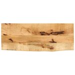 vidaXL Dessus de table 70x40x3 8 cm bord vif bois massif manguier brut