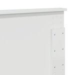 vidaXL Tête de lit Blanc Brillant 180 cm Bois d'ingénierie