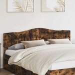 vidaXL Tête de lit Chêne fumé 180 cm Bois d'ingénierie