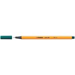 Stylo-Feutre POINT 88 Pointe Fine 0 4 mm Vert pin x 10 STABILO
