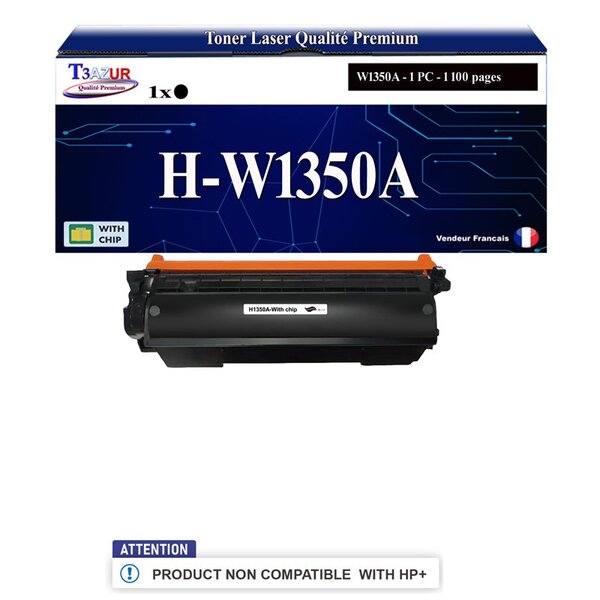 T3AZUR -Toner compatible avec HP W1350A (135A) pour HP LaserJet M209dw  LaserJet MFP M234dw  M234sdn  M234sdw