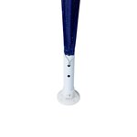 vidaXL Tente de fête Bleu  Blanc 400 x 400 x 266 cm Polyester  Acier
