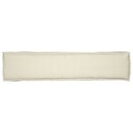 vidaXL Coussins de Palette pour Banc 2 Pièces Crème 180x40x8 cm Tissu Oxford