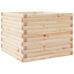vidaXL Jardinière 60x60x45 5 cm bois de pin massif