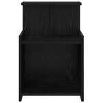 vidaXL Tables de chevet 2 Pièces Chêne noir 40x35x60 cm Bois d'ingénierie