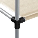 vidaXL Support de rangement sur la machine à laver Crème 87x55x90 5 cm