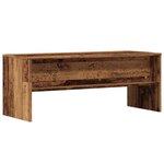 vidaXL Meuble TV vieux bois 100x40x40 cm bois d'ingénierie