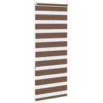 vidaXL Store zèbre marron 65x150 cm largeur du tissu 60 9 cm polyester