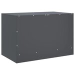 vidaXL Meubles TV 2 Pièces anthracite 67x39x44 cm acier