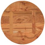 vidaXL Dessus de table Ø40x3 8 cm rond bois massif d'acacia