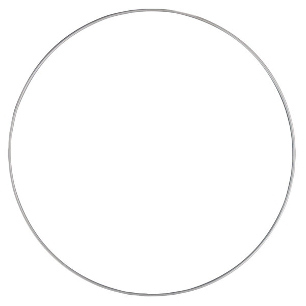 Anneau en métal revêtu ø30cm  argent