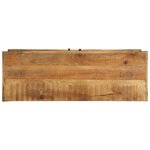 vidaXL Banc à chaussures 110x38x45 cm Bois massif Bois de mangue brut
