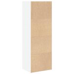 vidaXL Bibliothèque blanc 40x30x114 cm bois d'ingénierie