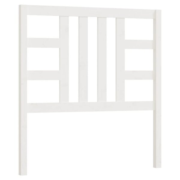 vidaXL Tête de lit Blanc 106x4x100 cm Bois massif de pin