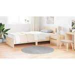 vidaXL Tapis Gris 120 x 120 cm Polypropylène
