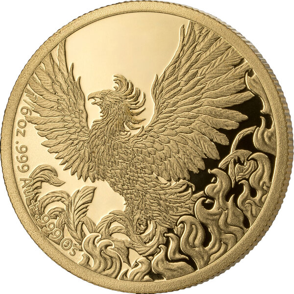 Monnaie OSMIUM PHOENIX GoldX 1/6 Oz Or 2000 Francs Guinea 2026 (PRÉCOMMANDE)