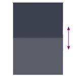 vidaXL Store enrouleur occultant largeur du tissu 95 7 cm polyester