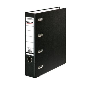 Classeur À Levier À Double Mécanique Pp A4 - Noir - X 10 - Falken