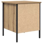 vidaXL Cabinet de Chevet Artisan Chêne 40x42x50 cm Bois d'Ingénierie