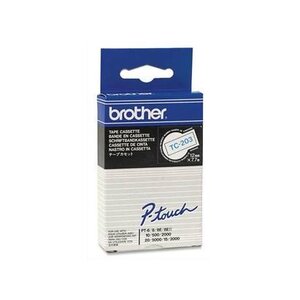 Cassette ruban tc bleu/blanc 12mmx7 7m tc203 brother