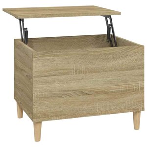 vidaXL Table basse Chêne sonoma 60x44 5x45 cm Bois d'ingénierie