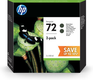 HP HP 72 130ml Noir Cartouche d encr 2-Pack HP 72 130ml Cartouche d Encre Noir 2-Pack