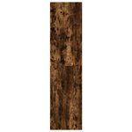 vidaXL Garde-robe chêne fumé 80x50x200 cm bois d'ingénierie