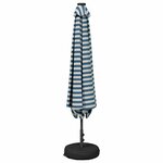 vidaXL Parasol de jardin avec lumières LED et base 300 x 300 cm