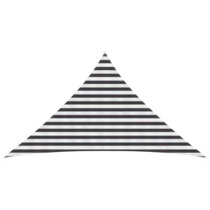 vidaXL Voile d'ombre 2 5 x 2 5 x 3 5 m HDPE Triangulaire