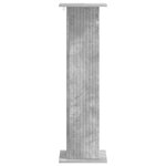vidaXL Support de Plante 2 pc Gris béton 30 5 x 30 x 100 5 cm