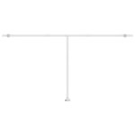 vidaXL Auvent manuel rétractable sur pied 600x350 cm Jaune/Blanc