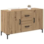 vidaXL Buffet Chêne artisanal 100 x 36 x 60 cm Bois d'ingénierie