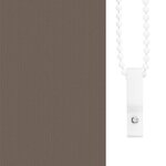 Store enrouleur occultant marron 40 x 100 cm
