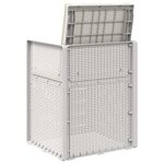 vidaXL Chaises de jardin salle à manger 2 Pièces Blanc et crème PP