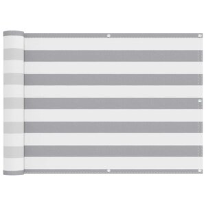 vidaXL Écran de balcon 75 x 400 cm Tissu Oxford Rectangulaire