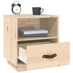 vidaXL Table de chevet 40x34x45 cm Bois de pin solide