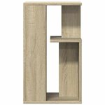 vidaXL Table d'appoint chêne sonoma 35x35x60 cm bois d'ingénierie